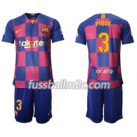 Fußballtrikots FC Barcelona Pique 3 Kinder Heim Trikotsatz 2019-2020